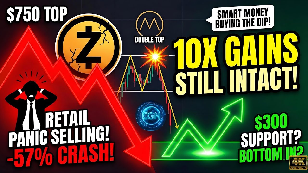 ZCASH CRASHED 57%! 🚨 | Dead Coin or the Ultimate 