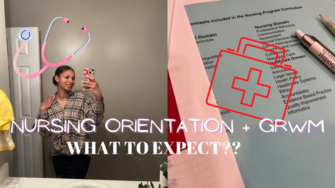 GRWM/ Nursing School Orientation (What to expect) | Ashona Ny'Asia