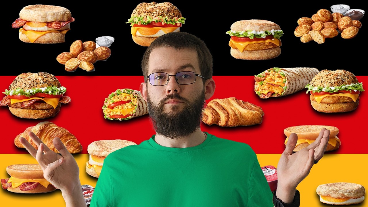 The NEW German McDonalds Breakfast Menu Is Great!!!