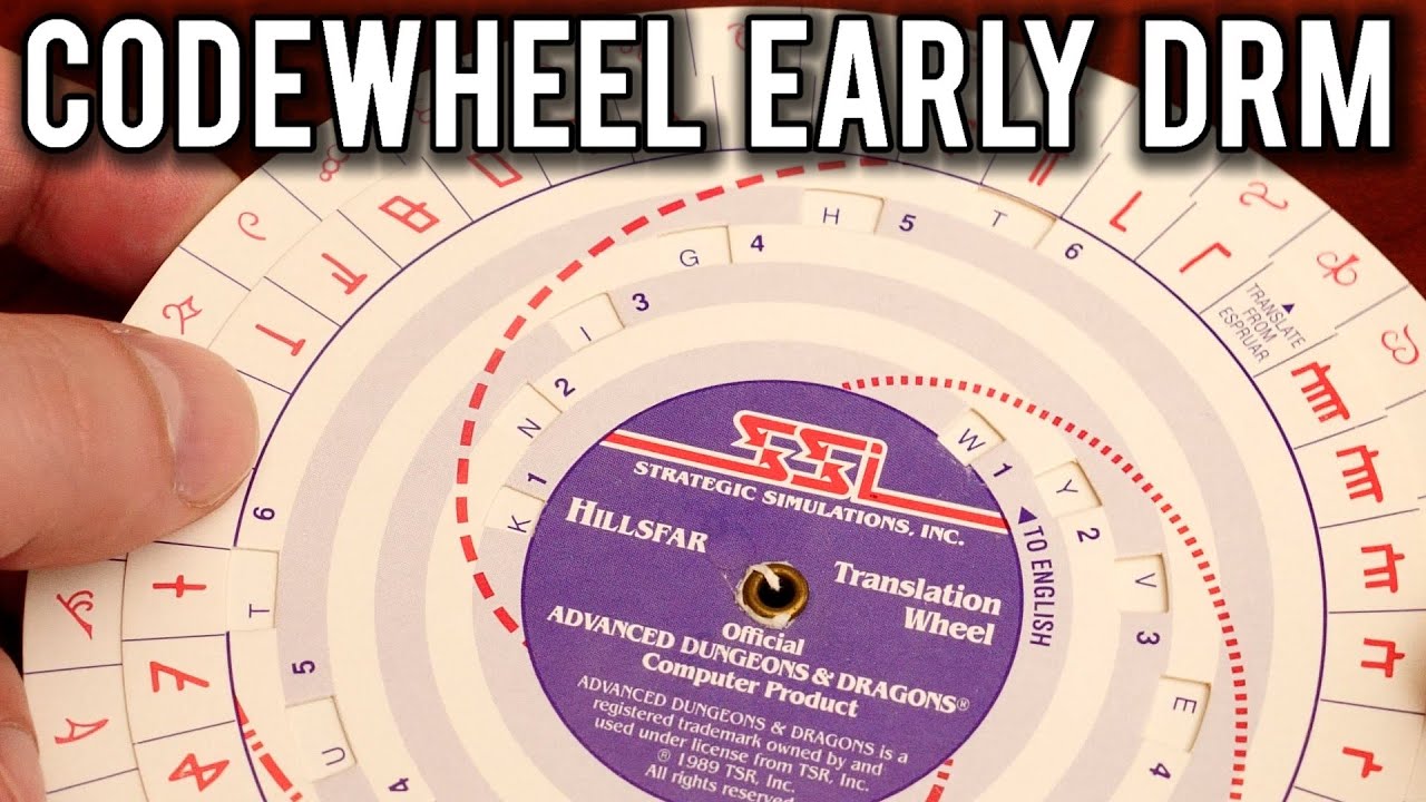 CodeWheels - Early Anti-Piracy that was easy to bypass | MVG