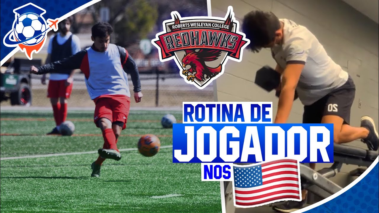 OS TREINOS DO MEU TIME DE FUTEBOL NOS EUA - COMO É A TEMPORADA? (NCAA D2)