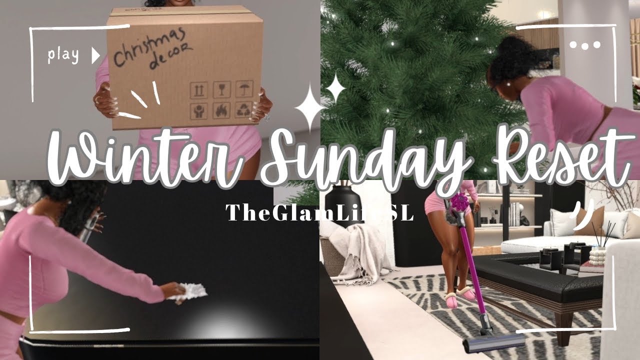 A Cozy Sunday Reset | Deep Cleaning, Laundry, and Evening Wind Down | Second Life