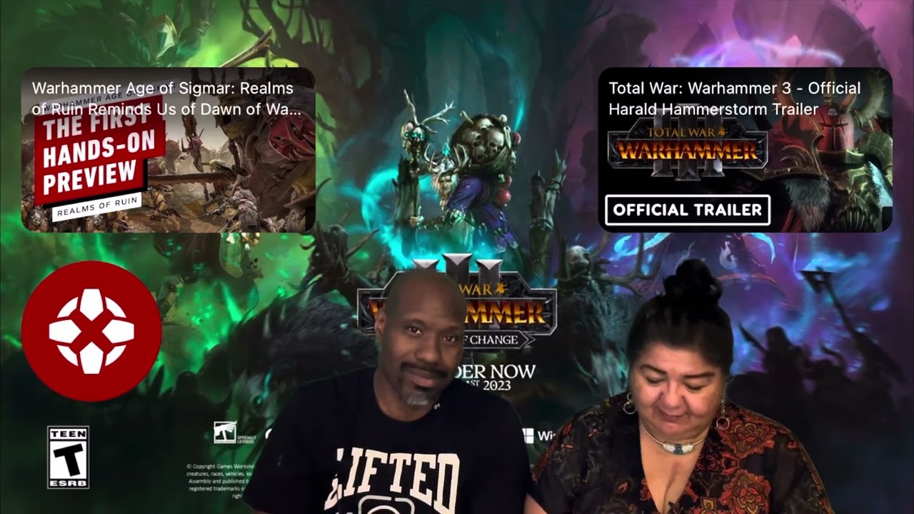Total War : Warhammer 3 -Official Shadows of Change Announcement Trailer. Reaction