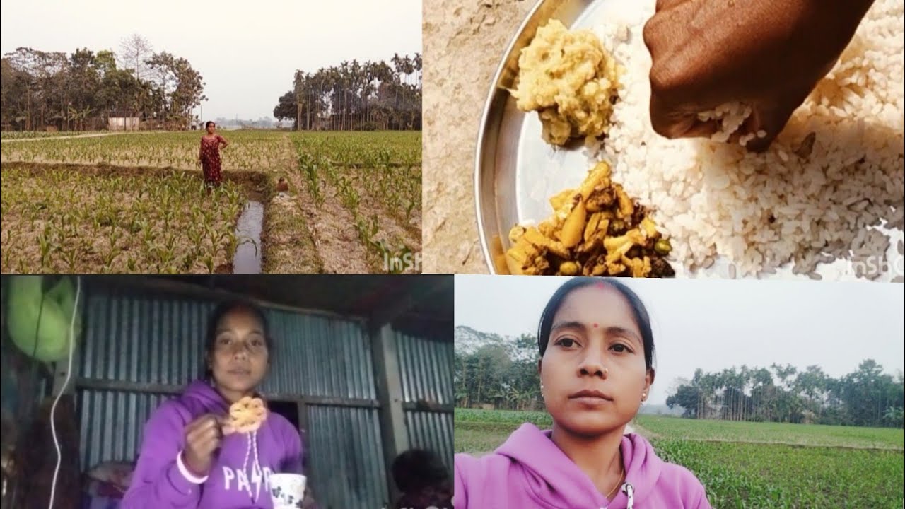 একজন গ্রামের সাধারণ ঘড়ের বৌ হয়ে একা হাতে সবকিছু সামলাতে হয় ।।