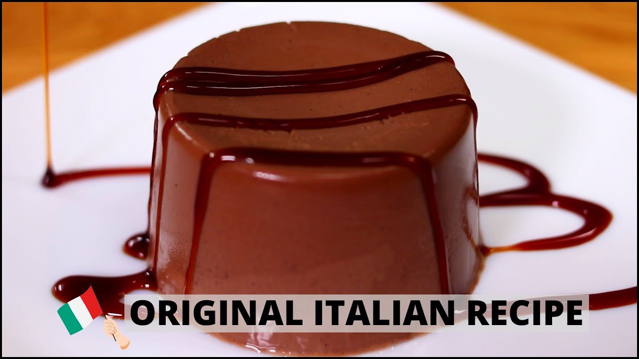 How to make ITALIAN CHOCCOLATE PANNA COTTA Homemade
