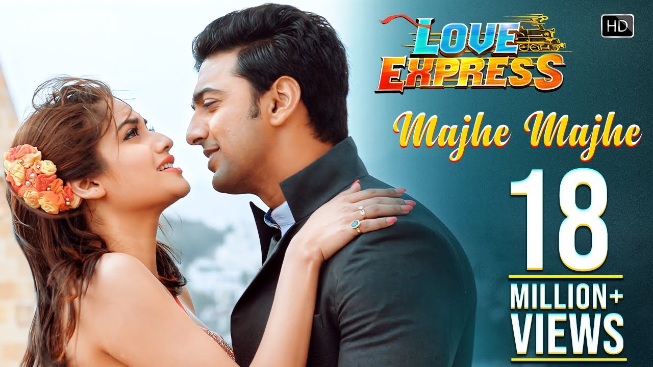 Majhe Majhe | Love Express | Dev | Nusrat Jahan | Shreya Ghoshal | Kumar Sanu | Jeet Gannguli
