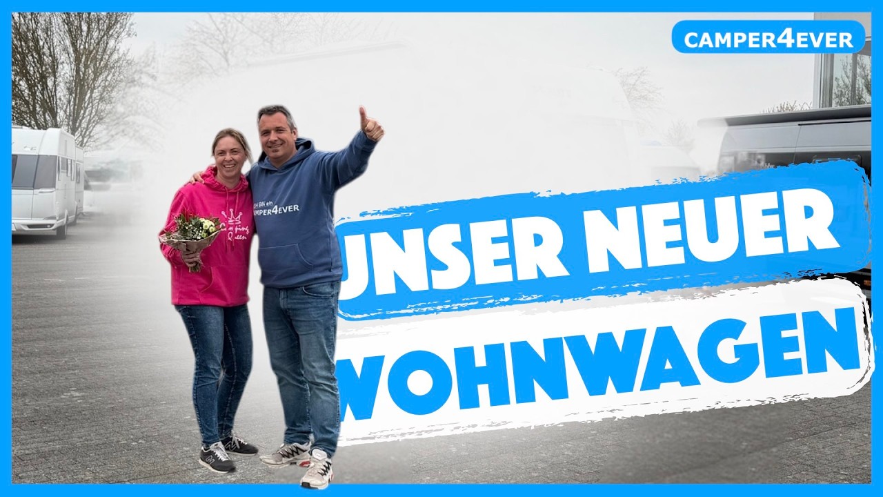 Wir holen unseren NEUEN Wohnwagen ab - welcher ist es geworden?
