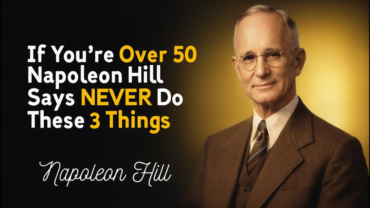 If You're Over 50, Napoleon Hill Says NEVER Do These 3 Things