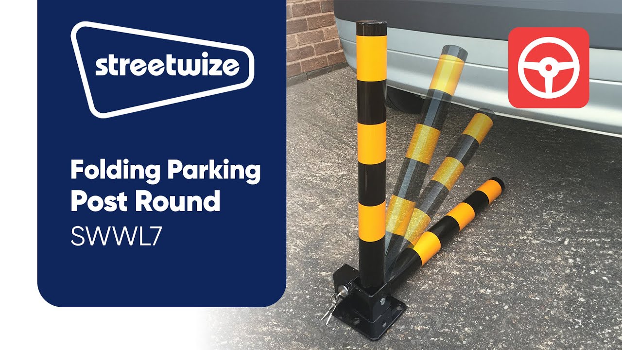 Folding Parking Post Round - SWWL7