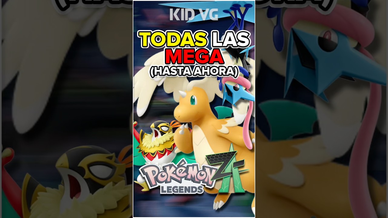 TODAS las MEGA EVOLUCIONES de #POKEMON LEGENDS Z-A (hasta ahora)