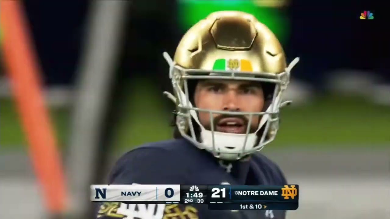 Sam Hartman 2023 CFB Week 0 Game Highlights vs Navy | THH