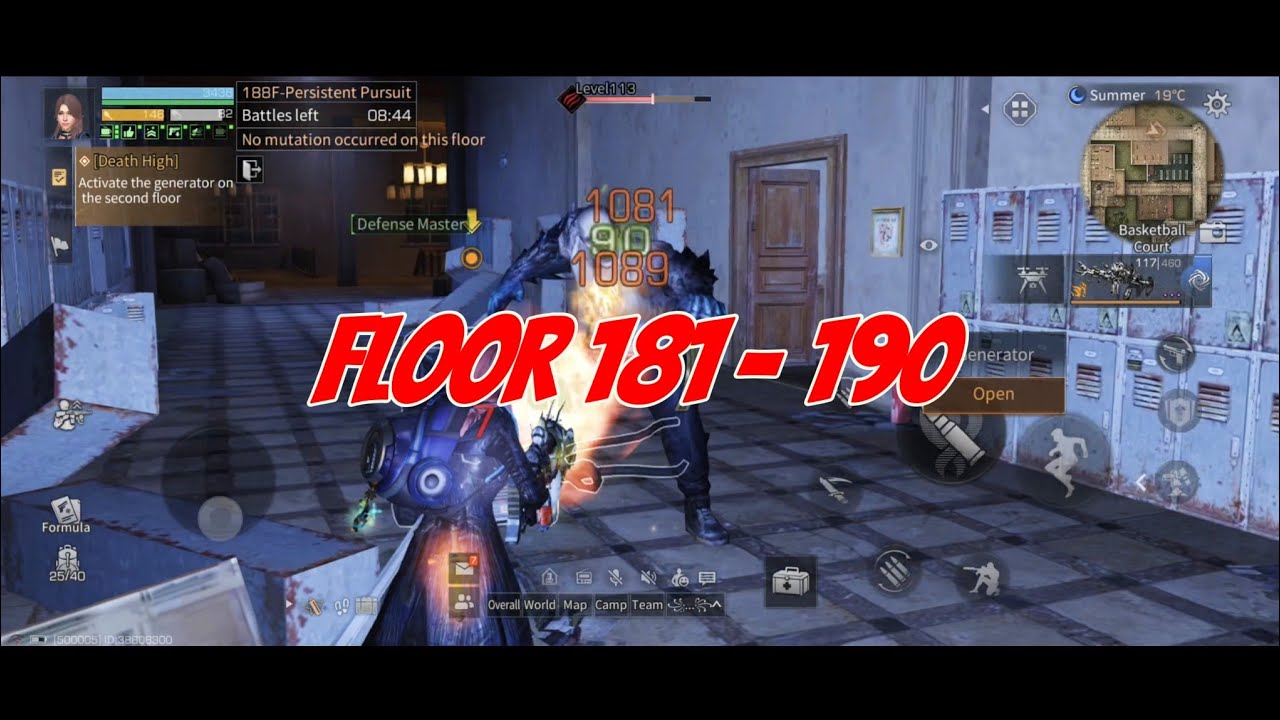 Death High S23 Floor 181 - 190 Solo (No Duo) & Fast Run | LifeAfter
