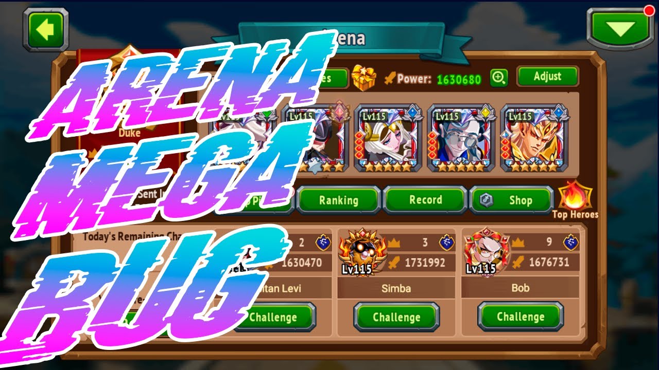 Magic Rush:Heroes | Arena MEGA BUG
