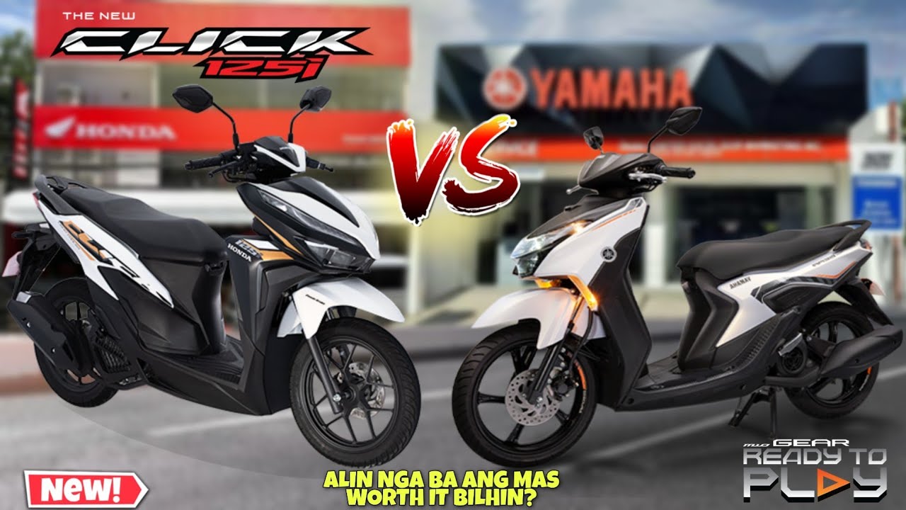 New Yamaha Mio Gear 125 Vs Honda Click 125i 2021 Comparison (Alin nga ba ang mas worth it?)