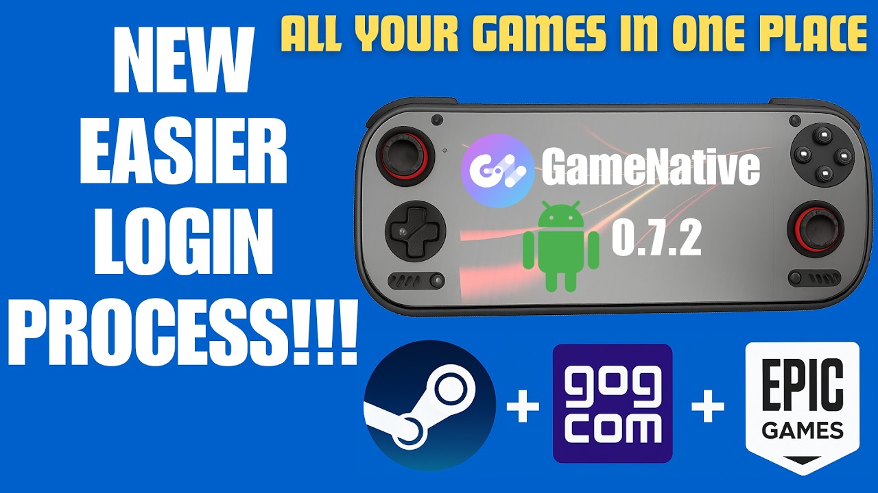 GameNative: (Epic Games & GOG) Logging In Is Now Easier Than Ever!