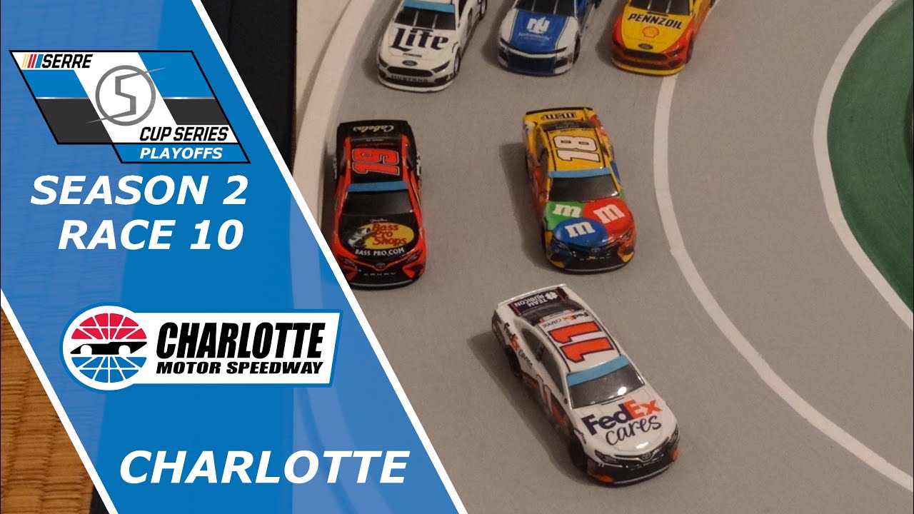 Nascar Stop Motion / SCS Season 2 PLAYOFFS Race 10 at Charlotte / Coca-Cola 600