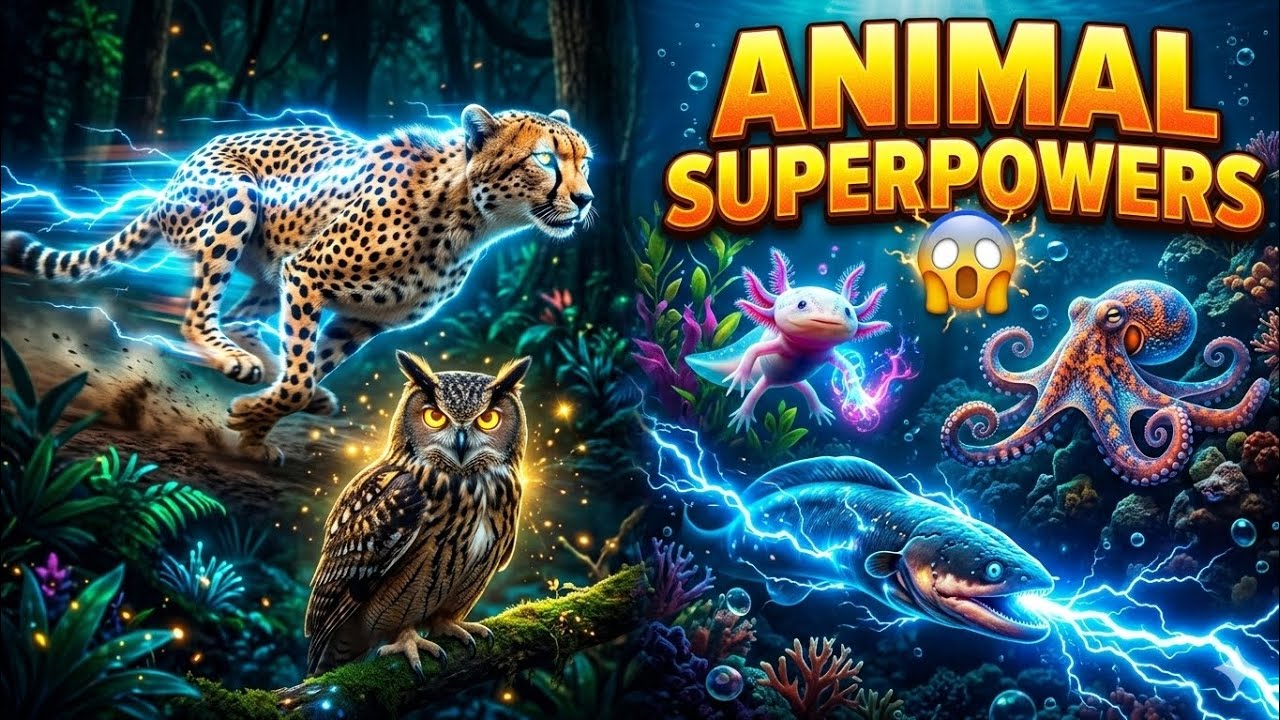 10 incredible animals superpowers that proves nature is amazing!  #animals #nature 