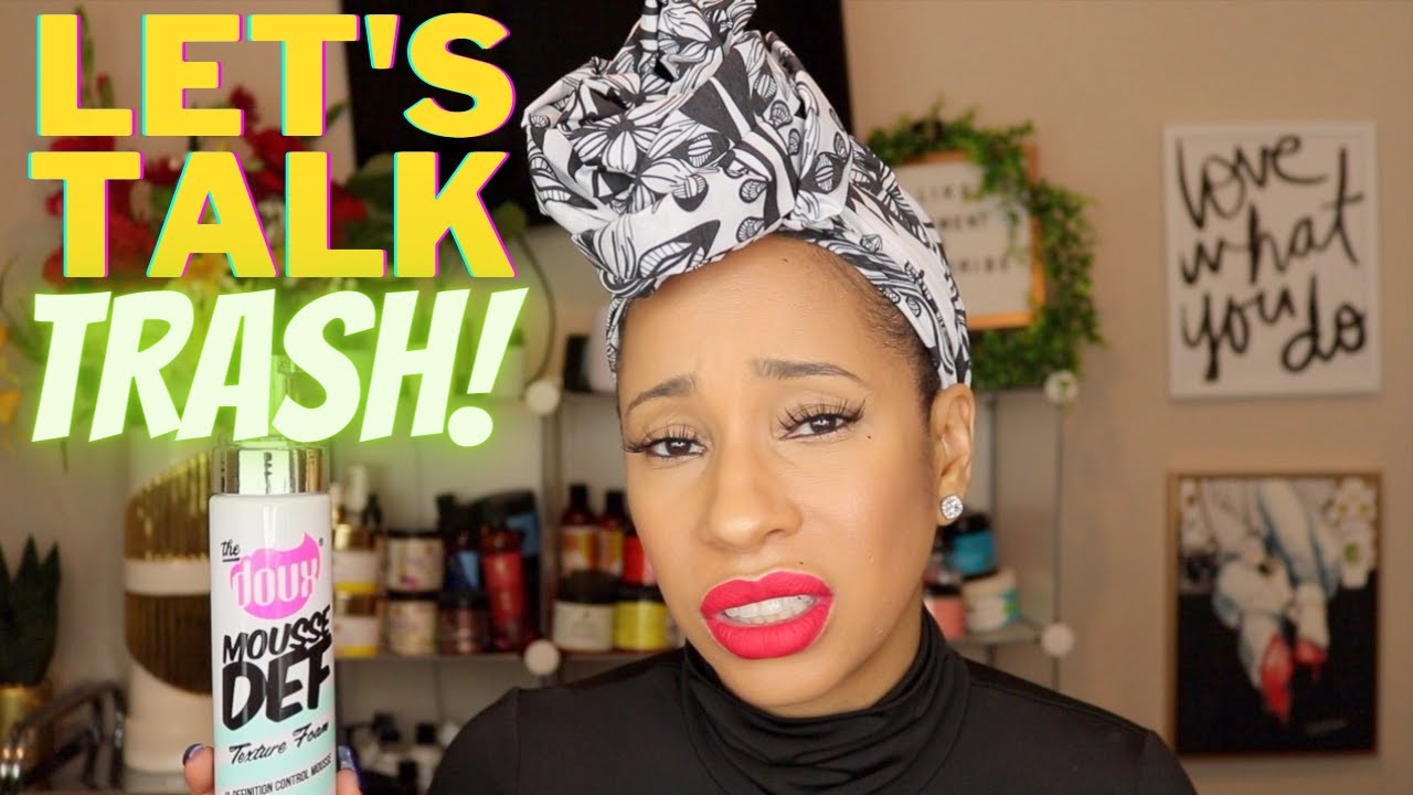 Let's Talk TRASH! - NATURAL HAIR PRODUCT EMPTIES - TYPE 4 WASH DAY - WASH DAY 4A HAIR