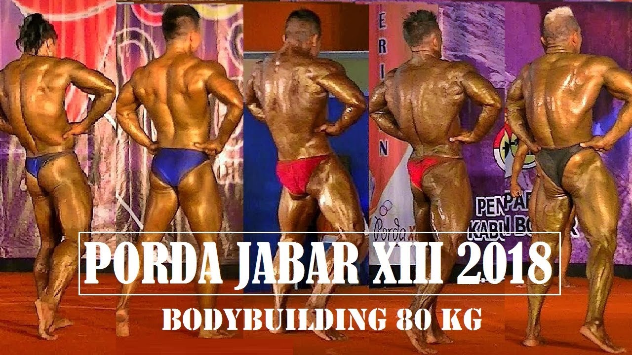 ATANG EFENDI, GATOT SUHERMAN, YOHANES, ABO - #PORDAJabar XIII #Bodybuilding80Kg #Preliminary Part 01