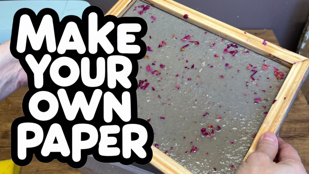 Create Your Own Paper! Simple Diy Deckle Tutorial
