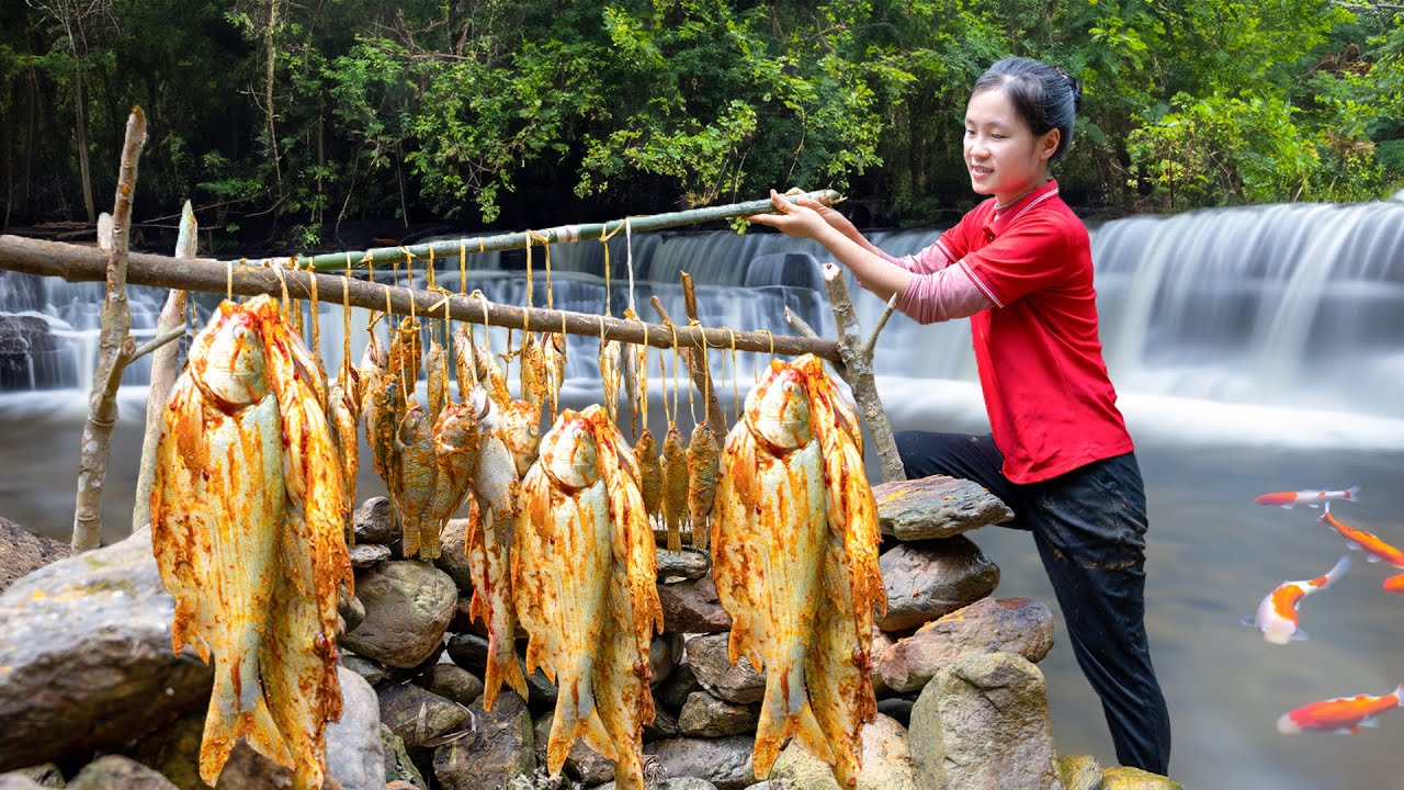 Harvest Natural Fishing and Cooking Unique Dishes | Cooking and Farming | Ly Thi Ha Daily Life