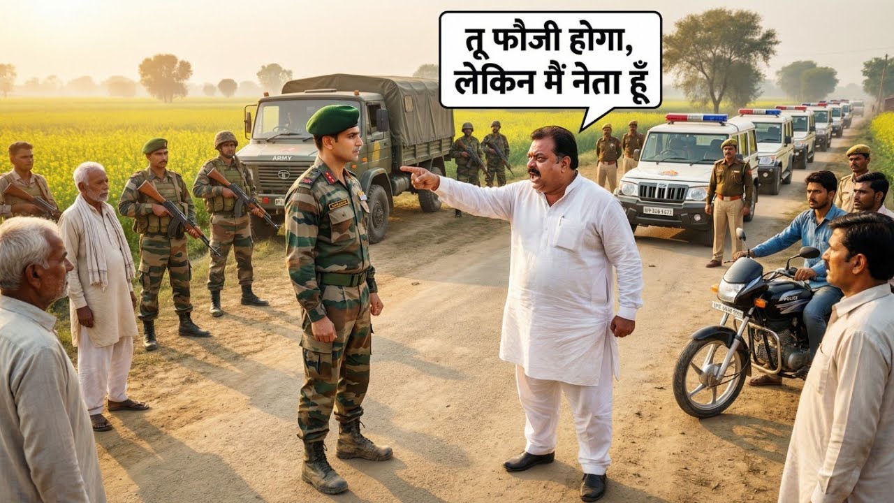 विधायक को आर्मी के कर्नल से लड़ना भारी पड़ा - 5 मिनट मैं आर्मी ने घेर लिया