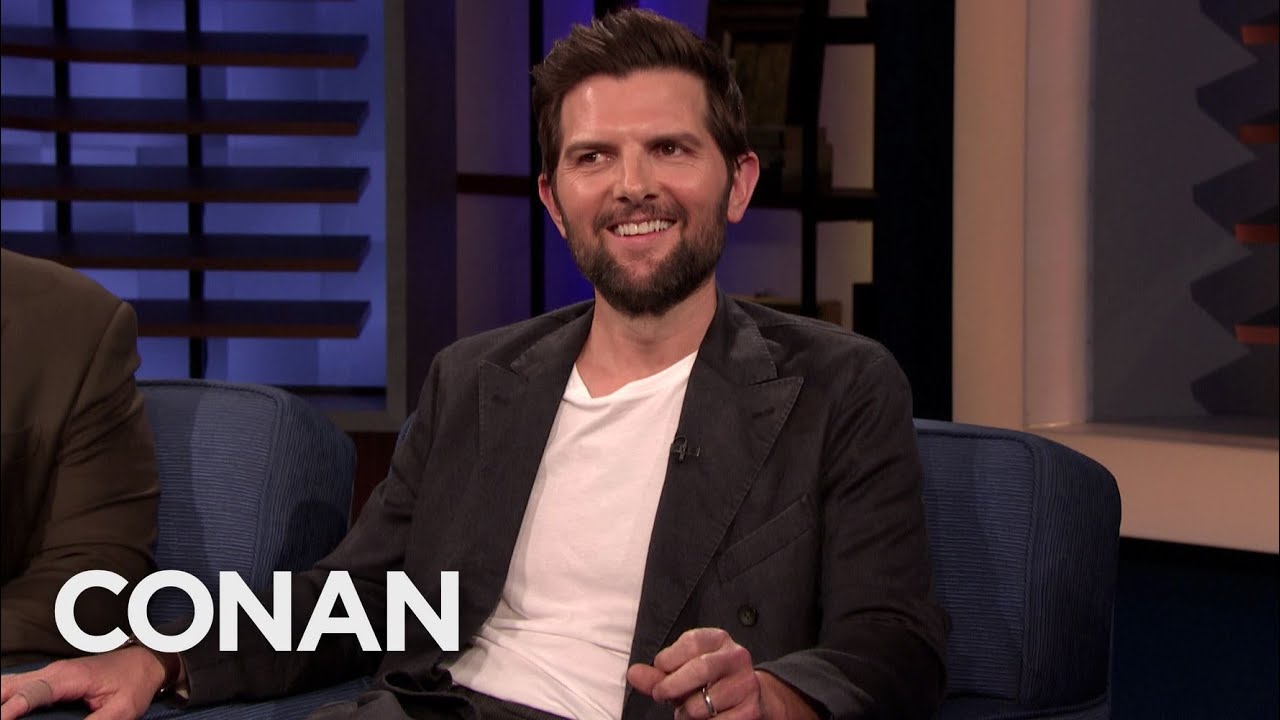 Adam Scott's Daughter Loves To Torture Him | CONAN on TBS