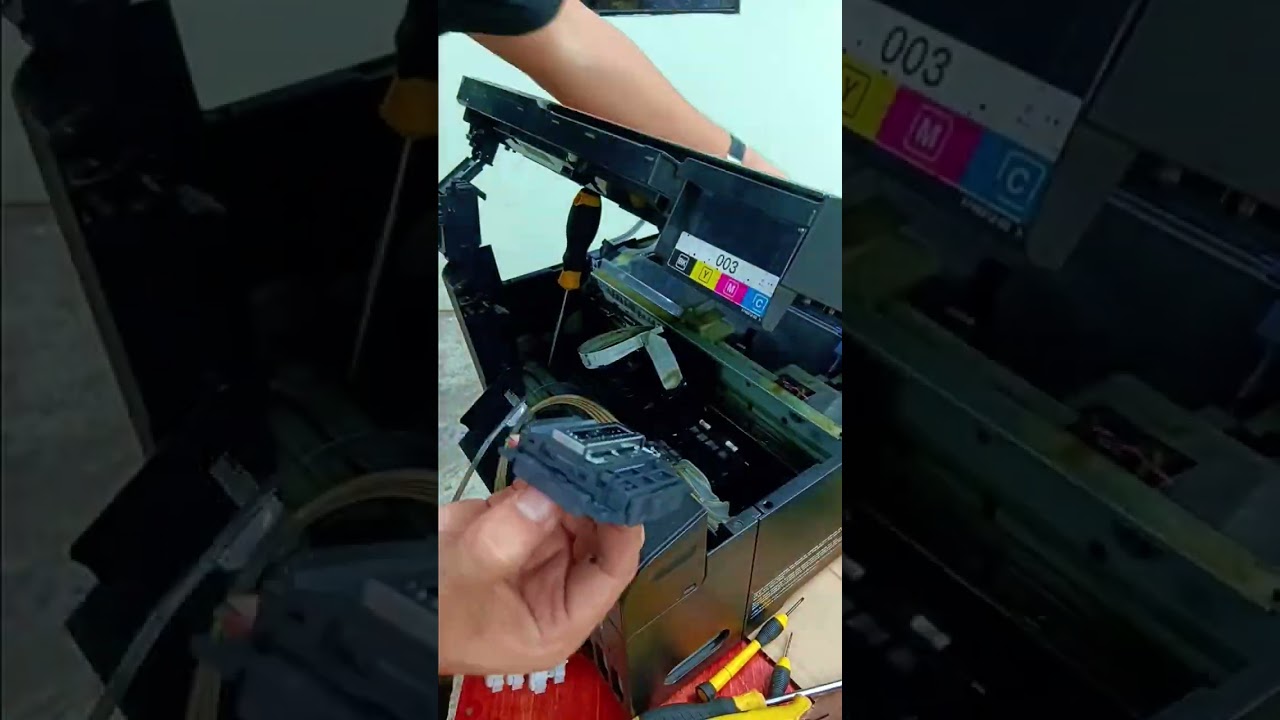 Epson L3210 Printer Head Replacement  Full Video