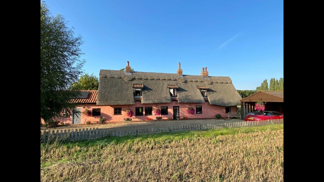 **SOLD by TW Gaze**  The Long Thatch, nr Old Buckenham, Norfolk