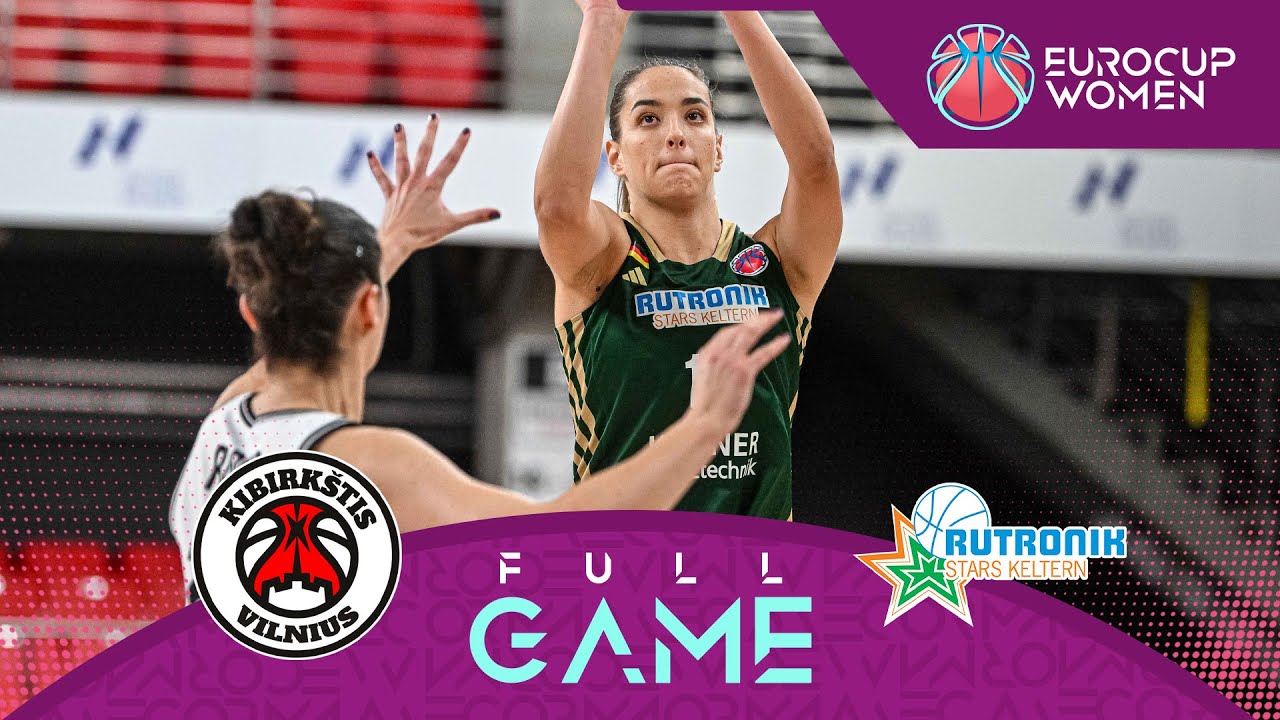 Kibirkstis-TOKS v Rutronik Stars Keltern | Full Basketball Game | EuroCup Women 2025-26