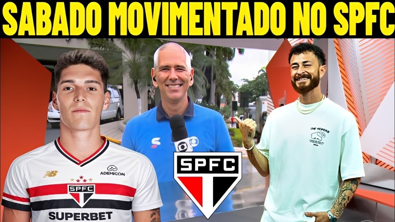 GLOBO ESPORTE SPFC (07/02/2026) BENJAMIN ROLHEISER CHEGANDO NO SPFC? SÁBADO MOVIMENTADO NO SPFC