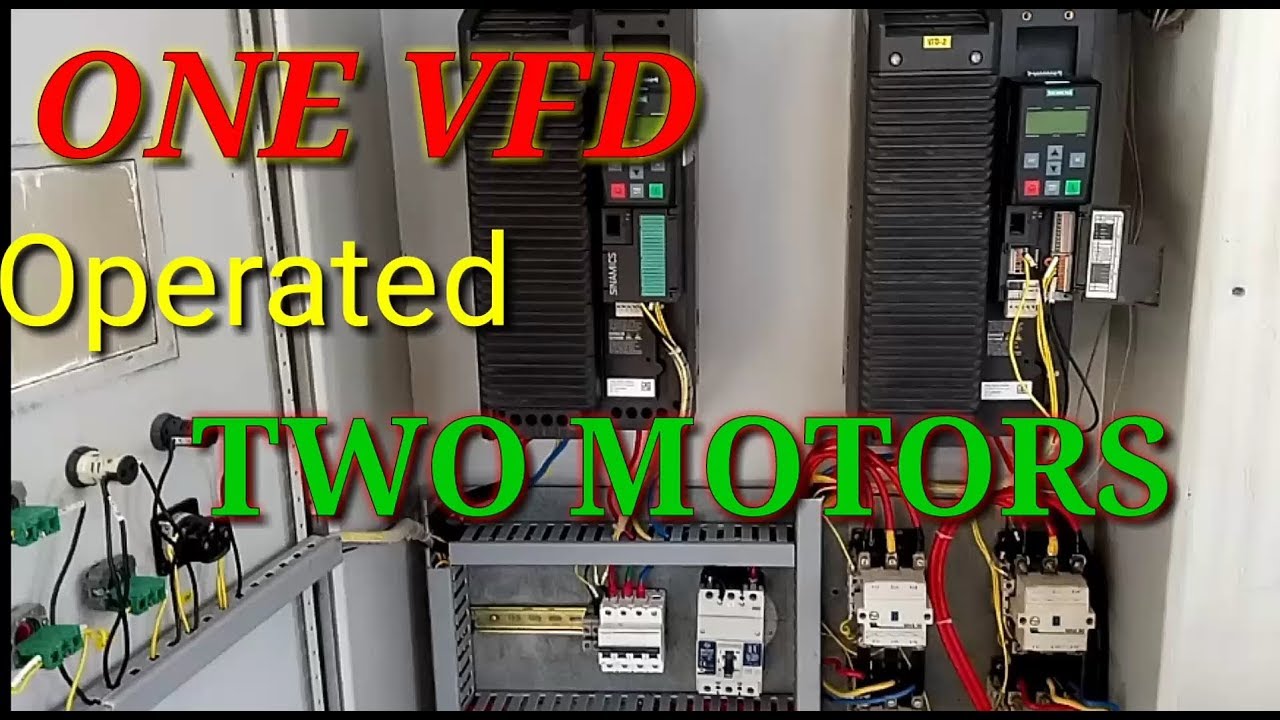 Two motors connections on  single VFD