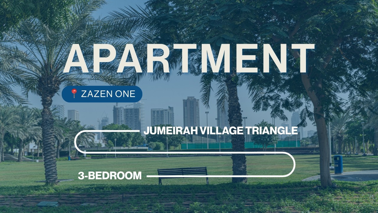 Трехкомнатная квартира в комплексе Zazen One, Jumeirah Village Triangle.