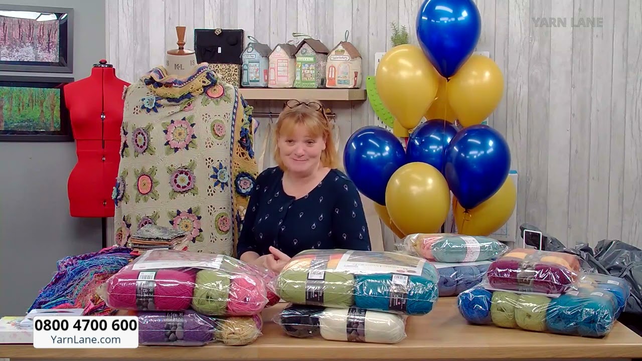 Yarn Lane &ndash; 13/02/2022 &ndash; It&rsquo;s Rebecca&rsquo;s Birthday Yarn Lane show with Jane Crowfoot Crochet Blankets