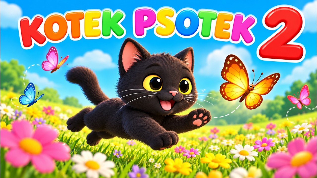 🐱 KOTEK PSOTEK 2: OGRODOWE PRZYGODY – Piosenki dla dzieci | Rymowanki śpiewanki