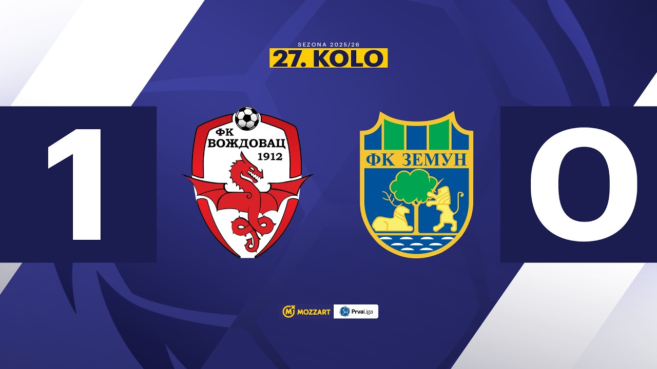 MBPLS 2025/26 - 27.Kolo: VOŽDOVAC – ZEMUN 1:0 (0:0)