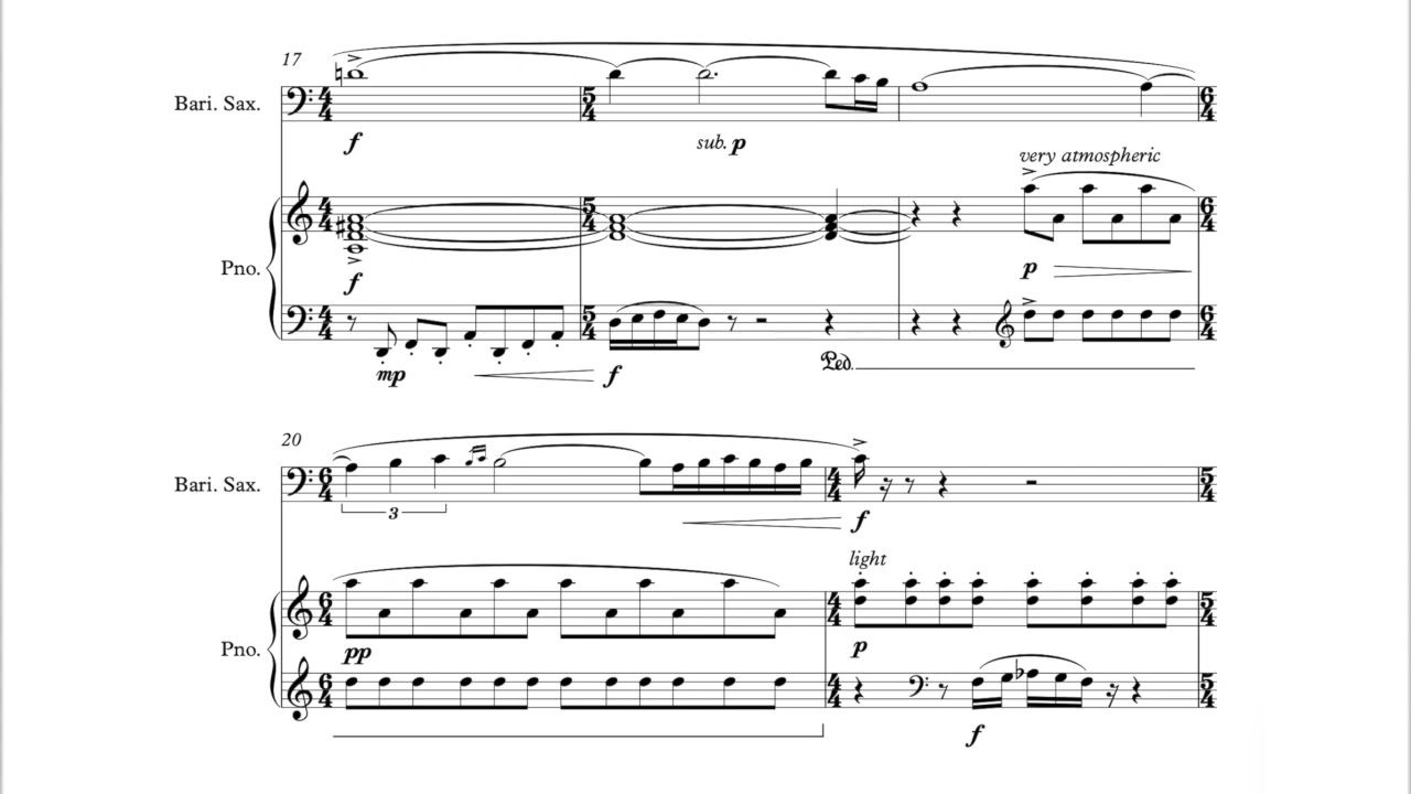 Primo Ish-Hurwitz | Sonata for Baritone Saxophone & Piano | Mafalda Oliveira & Marta Mata