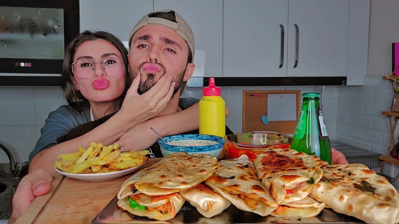 مقلب الدلع برنرون😂  ،حضرنا و جربنا اني و رنرون تاكو دجاج