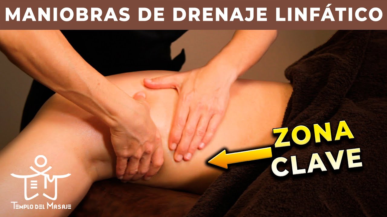3 MANIOBRAS de DRENAJE LINFÁTICO 🦵 que DEBES USAR en TODOS TUS MASAJES 🙌