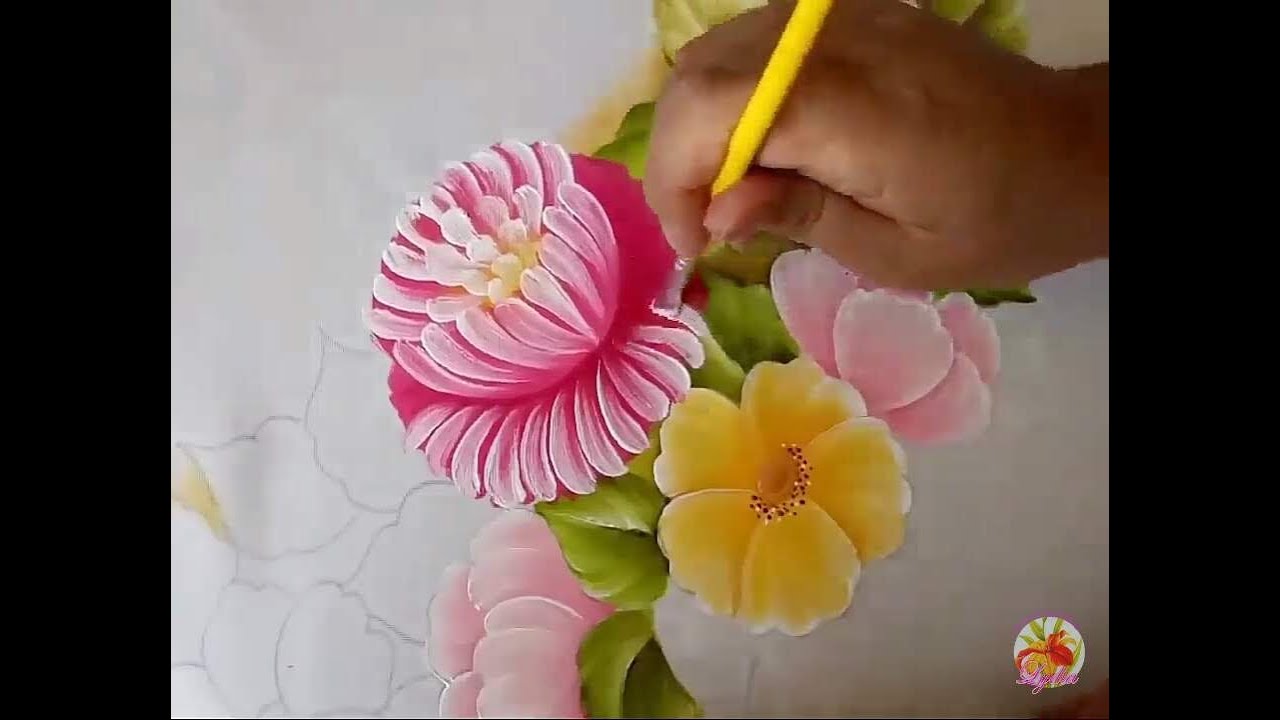 Como Pintar Crisantemos