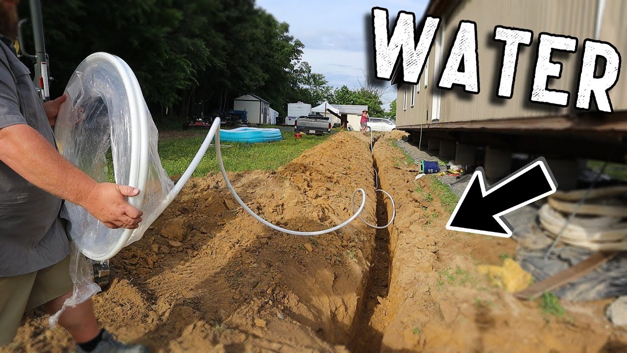 What Every Home(stead) MUST HAVE // Full Water Line Install