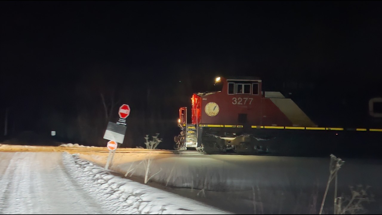 CN 588:SB avec CN 3277 With K5HLA a Chambord/Qc 26 février 2026