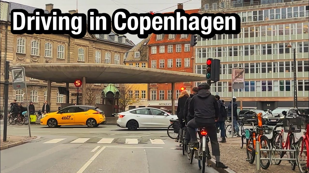 Driving Through Denmark’s Capital: Copenhagen's Bustling Nørreport & City Center