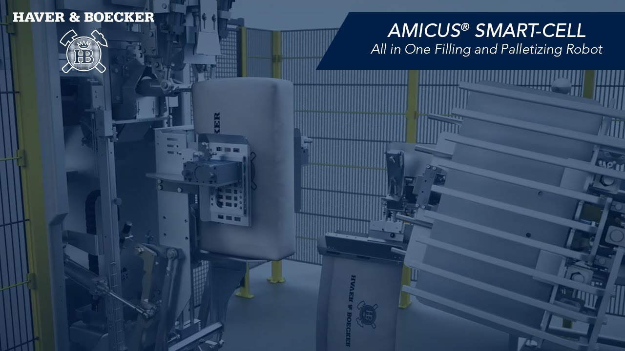 AMICUS&reg; Smart-Cell - All in one filling and palletizing robot