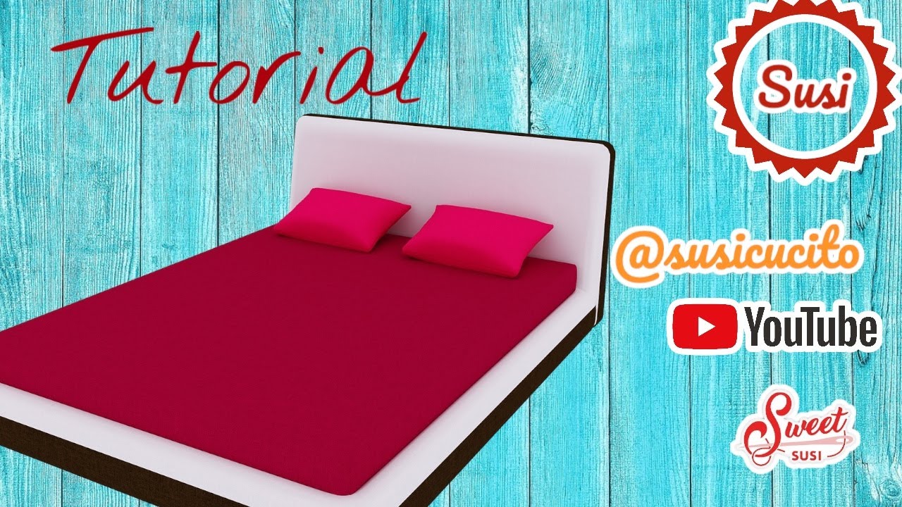 🌹 Tutorial lenzuolo con angoli senza elastico  Tutorial cucito creativo  susi