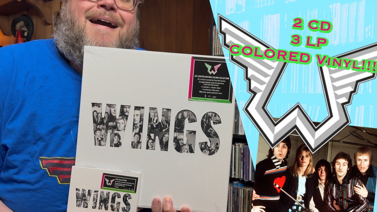 Wings 2 CD и 3 LP ограниченный тираж цветной винил!!!! #paulmccartneyandwings #paulmccartney #рас...