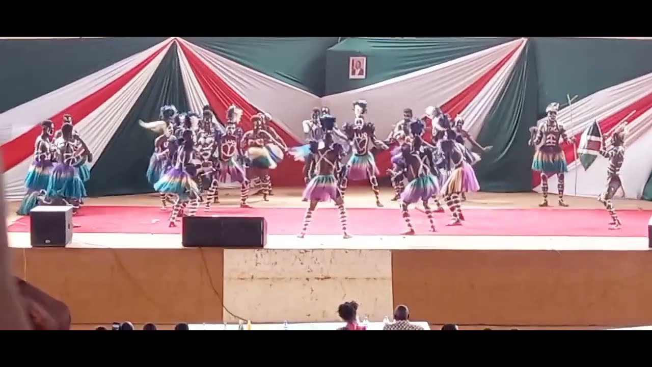The moi university luo community students showcasing their culture