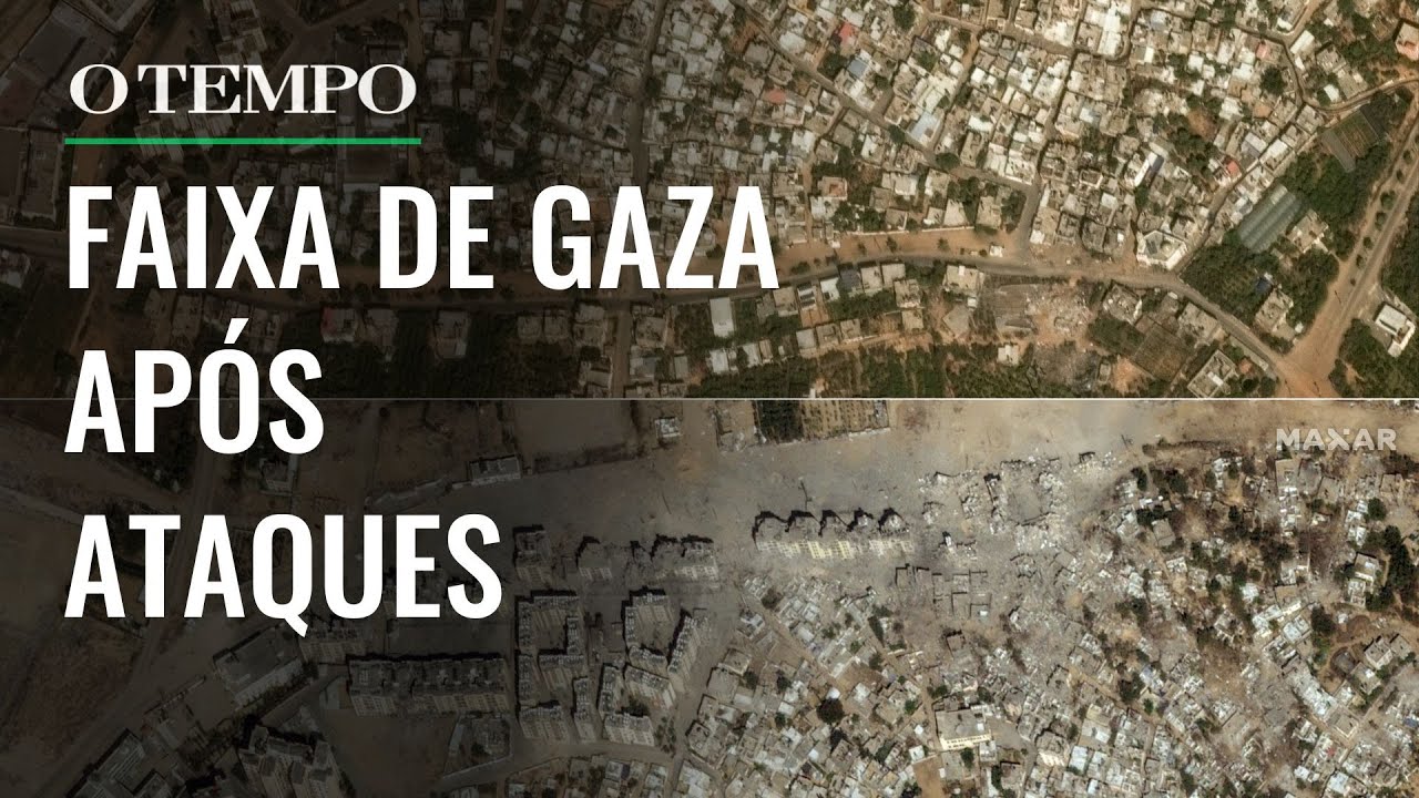 Faixa de Gaza antes e depois da Guerra: veja imagens do que mudou