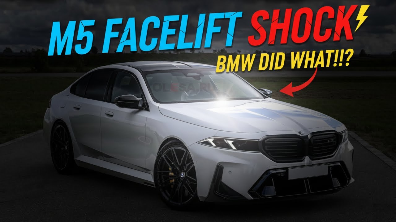 Wyciekły zdjęcia BMW M5 Facelift z 2027 roku