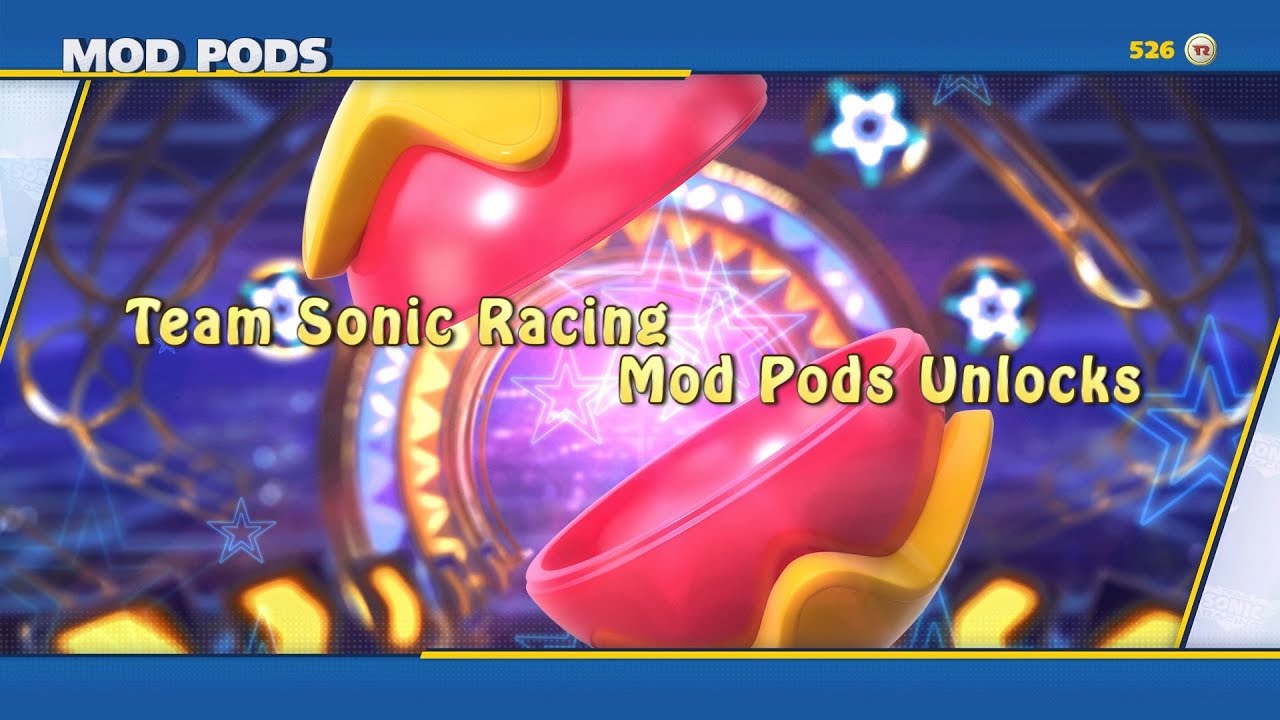 Team Sonic Racing | Mod Pods Shop | Nintendo Switch Docked